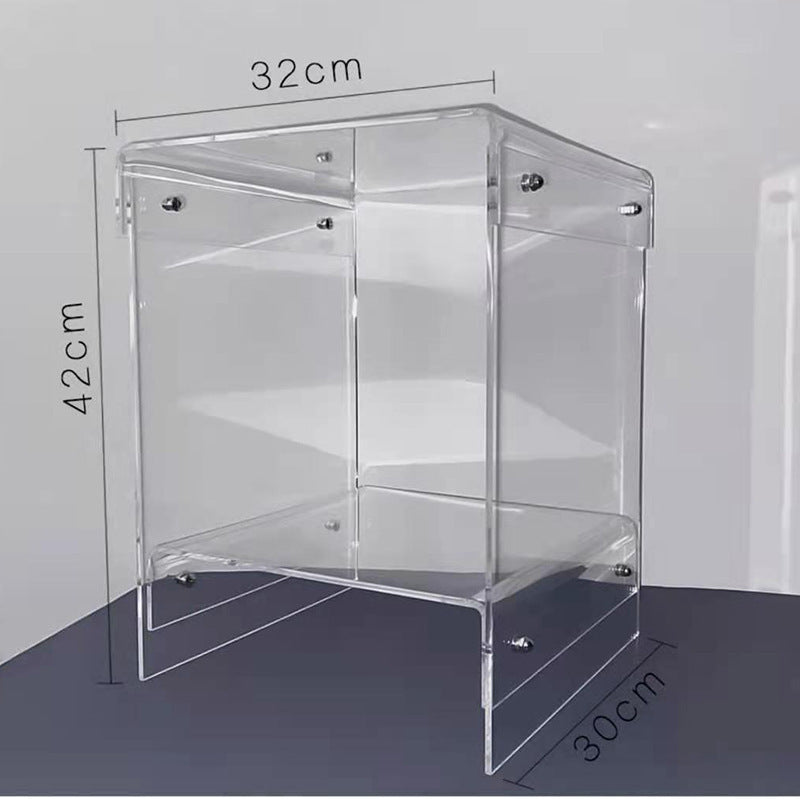 Acrylic Transparent Bedside Table