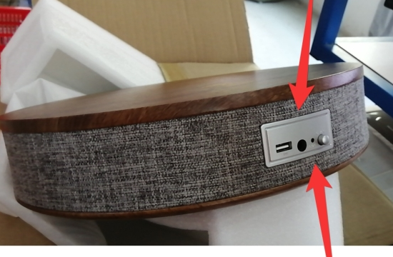 Haut-parleur Bluetooth, petite Table basse, chargement sans fil, petite Table ronde créative