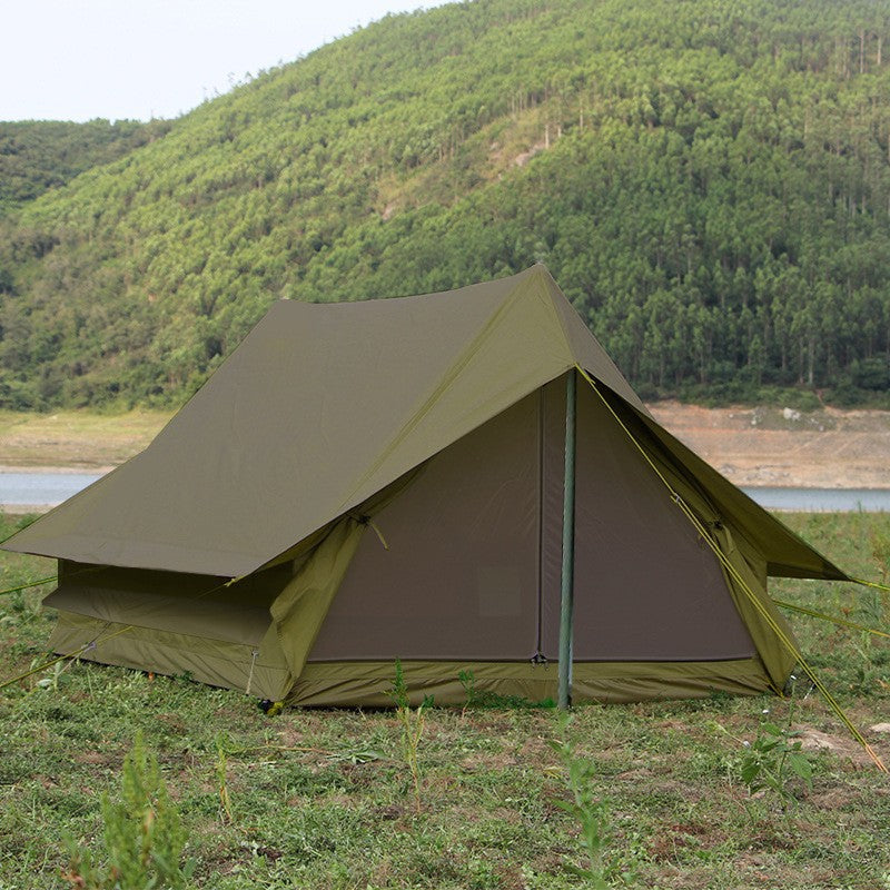 Tienda de campaña retro de tela Oxford para acampar al aire libre