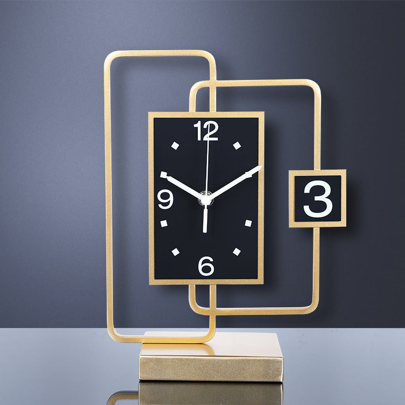 Luxurious Desk Clock Living Room Decoration Household Fashion Modern Simplicity