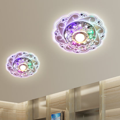 LED crystal corridor lamp