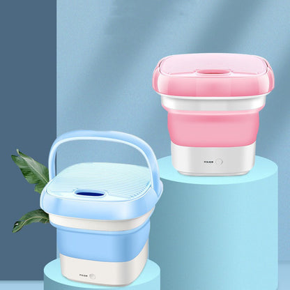 Folding semiautomatic mini Underwear washing machine