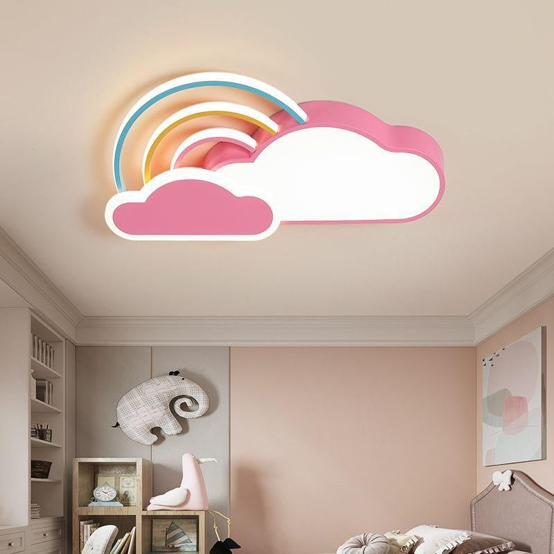 Lámparas nórdicas para habitación de niños protección ocular creativa L luz superior