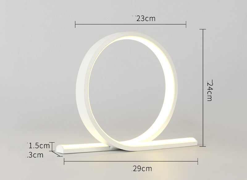 Lampe de table à intensité variable de personnalité créative de ménage minimaliste moderne