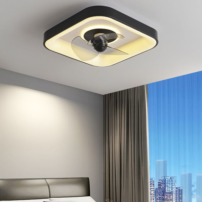 Lampe de ventilateur intelligente domestique à aspiration de plafond