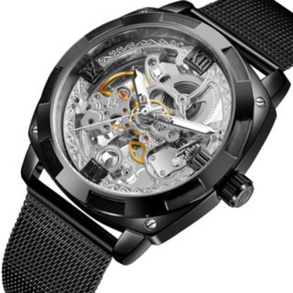 Reloj mecánico automático Reloj de mesa para hombre