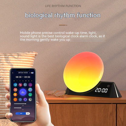 Simulated Sunrise And Sunset Colorful Alarm Clock