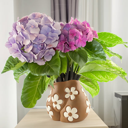 Pot de fleurs en résine créative pour décoration d'intérieur