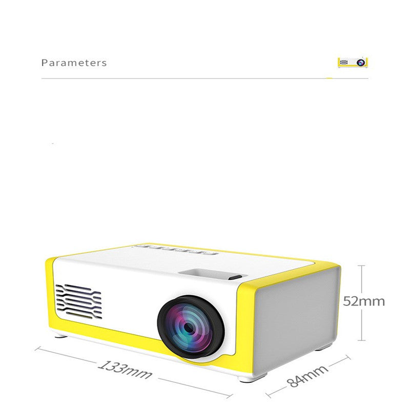 Mini proyector compatible con proyector LED portátil 1080P YG300, proyector de vídeo para cine en casa para teléfono móvil