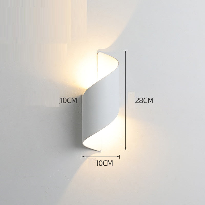 Le balcon imperméable a mené la lampe de mur d'induction simple superbe lumineuse d'escaliers de couloir