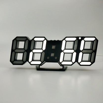 Horloge numérique murale LED 3D