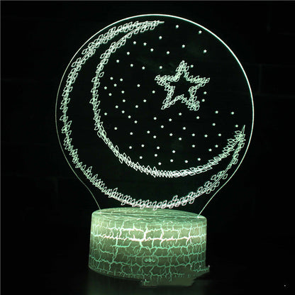 Creative 3D Light LED Bedside Night Light