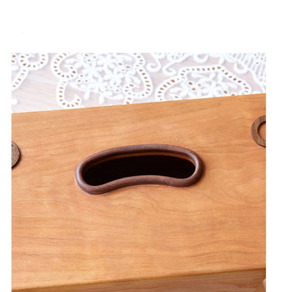 Creative Solid Wood Tissue Box Walnut Wood