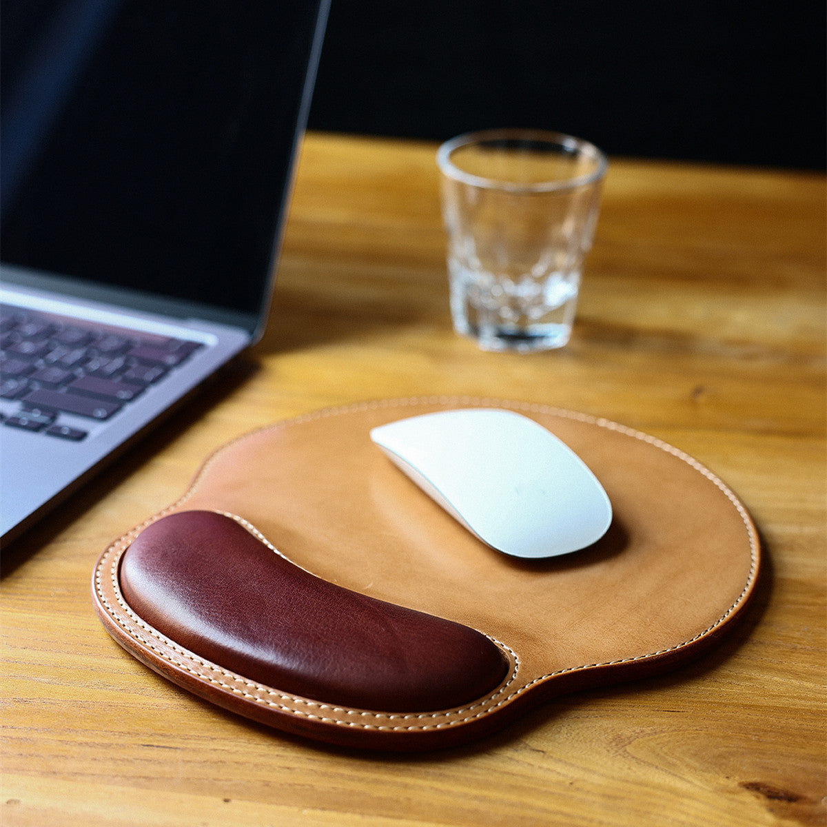 Head Layer Cow Leather Mouse Pad 7mm Thick