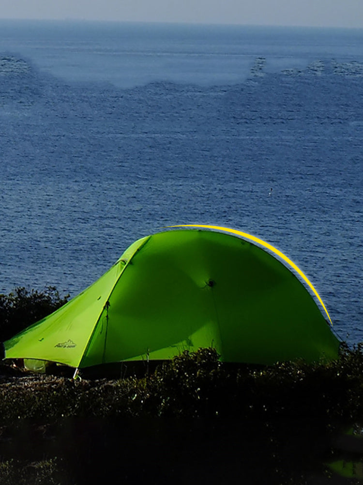 Tente de randonnée en plein air, mode et individualité, Camping