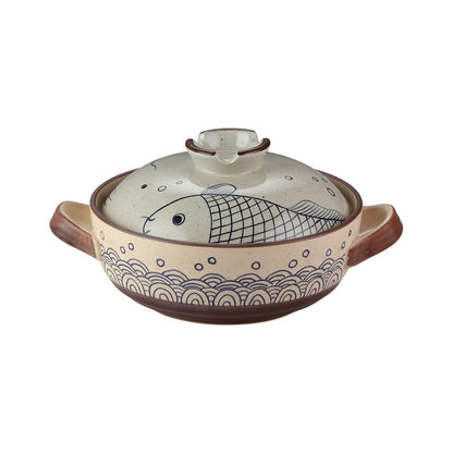 Cazuela japonesa para el hogar Claypot arroz olla de cerámica dedicada