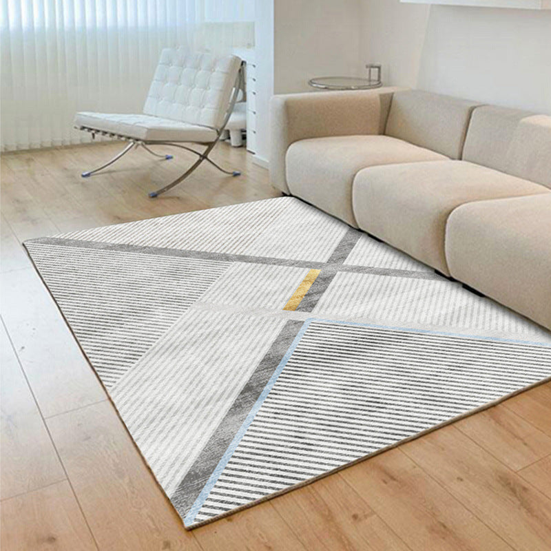 Alfombra Sala De Estar Sofá Mesa De Centro Cojín Moderno Dormitorio Simple