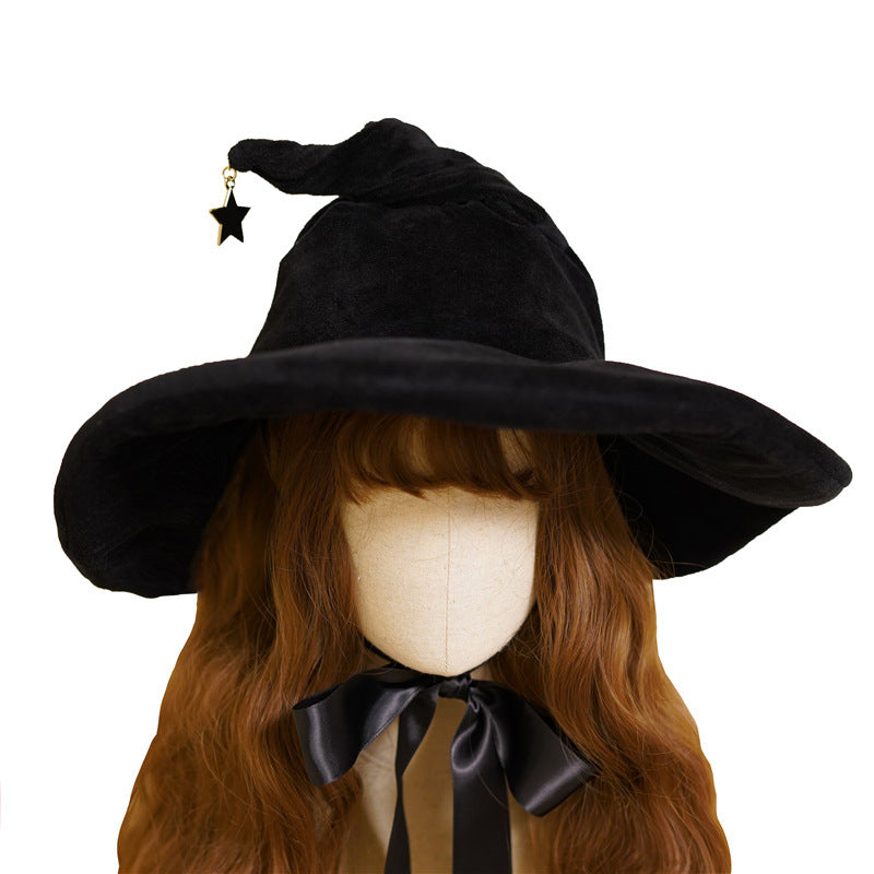 Halloween Fashion Suede Strap Bow Hat