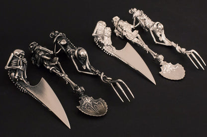 Halloween Gift Skeletal Cutlery Sets