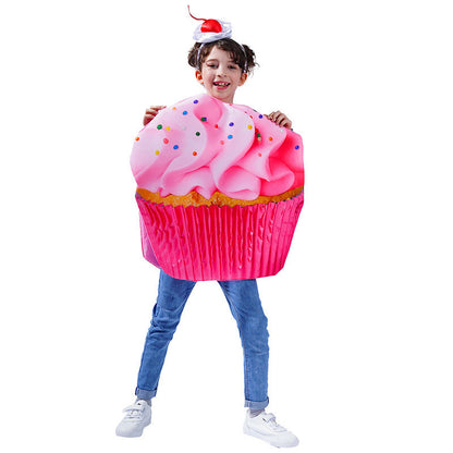 Children's Ice Cream Cake Paper Cups Halloween Role Play Performance Costume And Accessories