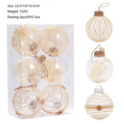 Christmas Decorations Transparent PET Twine