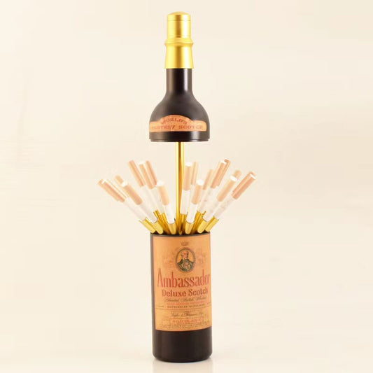 Briquet d'ornements en forme de bouteille de vin rouge, mode maison