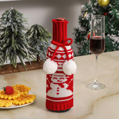 Home Fashion Christmas Bottle Holder