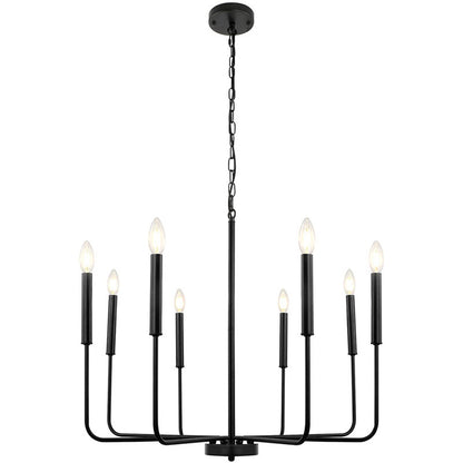 American Country Vintage Industrial Style Candle Chandelier