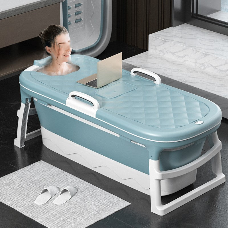 Baignoire pliante, bain domestique, plastique épais