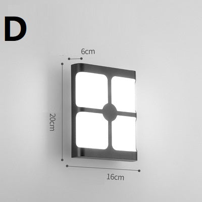 Luz de pared al aire libre Iluminación de pared al aire libre impermeable