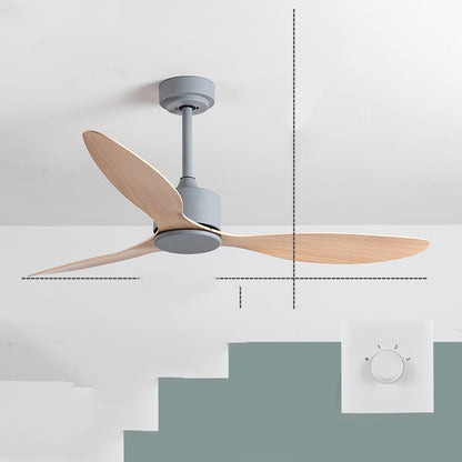 New Scandinavian Industrial Ceiling Fans Without Lights