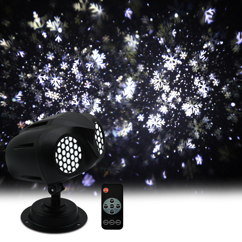 Christmas Snowflake Projector Remote Control Highlight Decoration