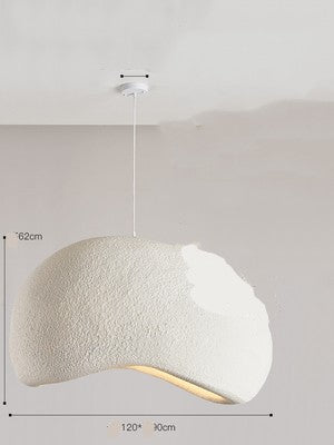 Cloud Chandelier With Micro Cement Cream French Bar Island Restaurant