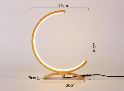 Lampe de table à intensité variable de personnalité créative de ménage minimaliste moderne