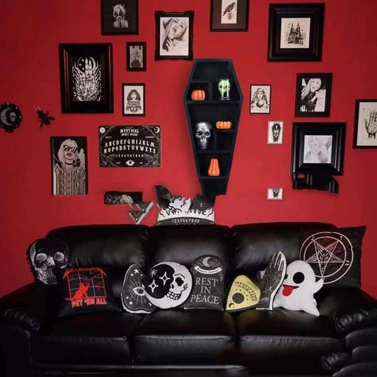 Nuevo estante para ataúdes decorativo gótico de Halloween