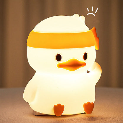 Creative Silicone Duck Night Light