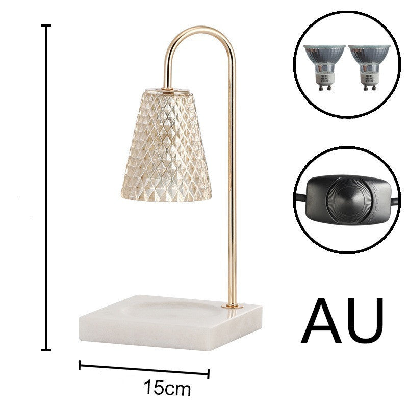 Lampe de Table pour chambre à coucher, poêle d'aromathérapie, Machine à huile essentielle