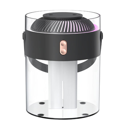 Humidificateur à Double pulvérisation de grande capacité 26l, lumière d'ambiance, remplacement d'eau Portable Commercial