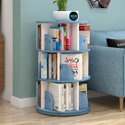 Children's Fashionable Rotatable Floor Shelf Bookshelf