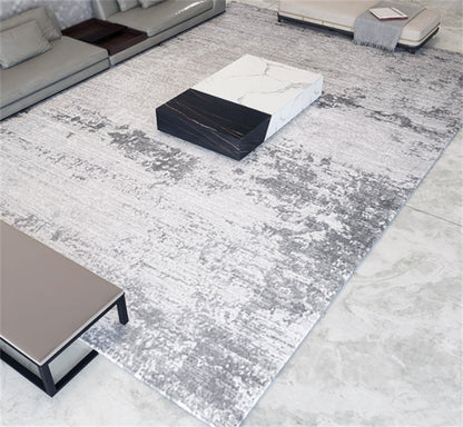 Tapis tridimensionnel minimaliste de luxe léger pour salon