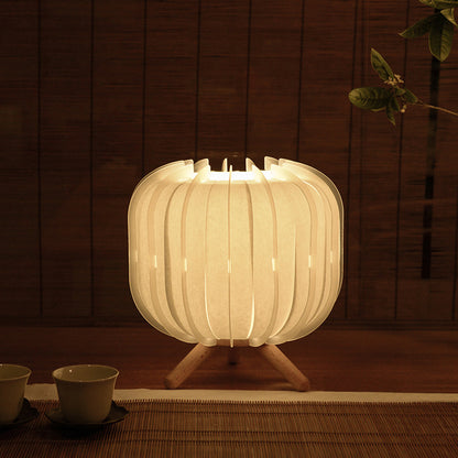 Lampe de chevet de Style japonais, lampe de Table Ins Wind White Simple