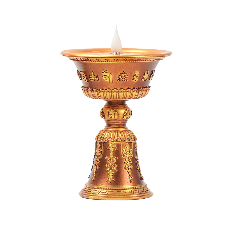 Butter Lamp For Charging Buddha Lamp LED