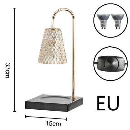 Lampe de Table pour chambre à coucher, poêle d'aromathérapie, Machine à huile essentielle