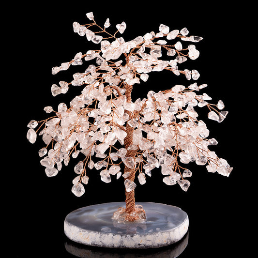 Natural Crystal Wealth Tree Colorful Home Decoration