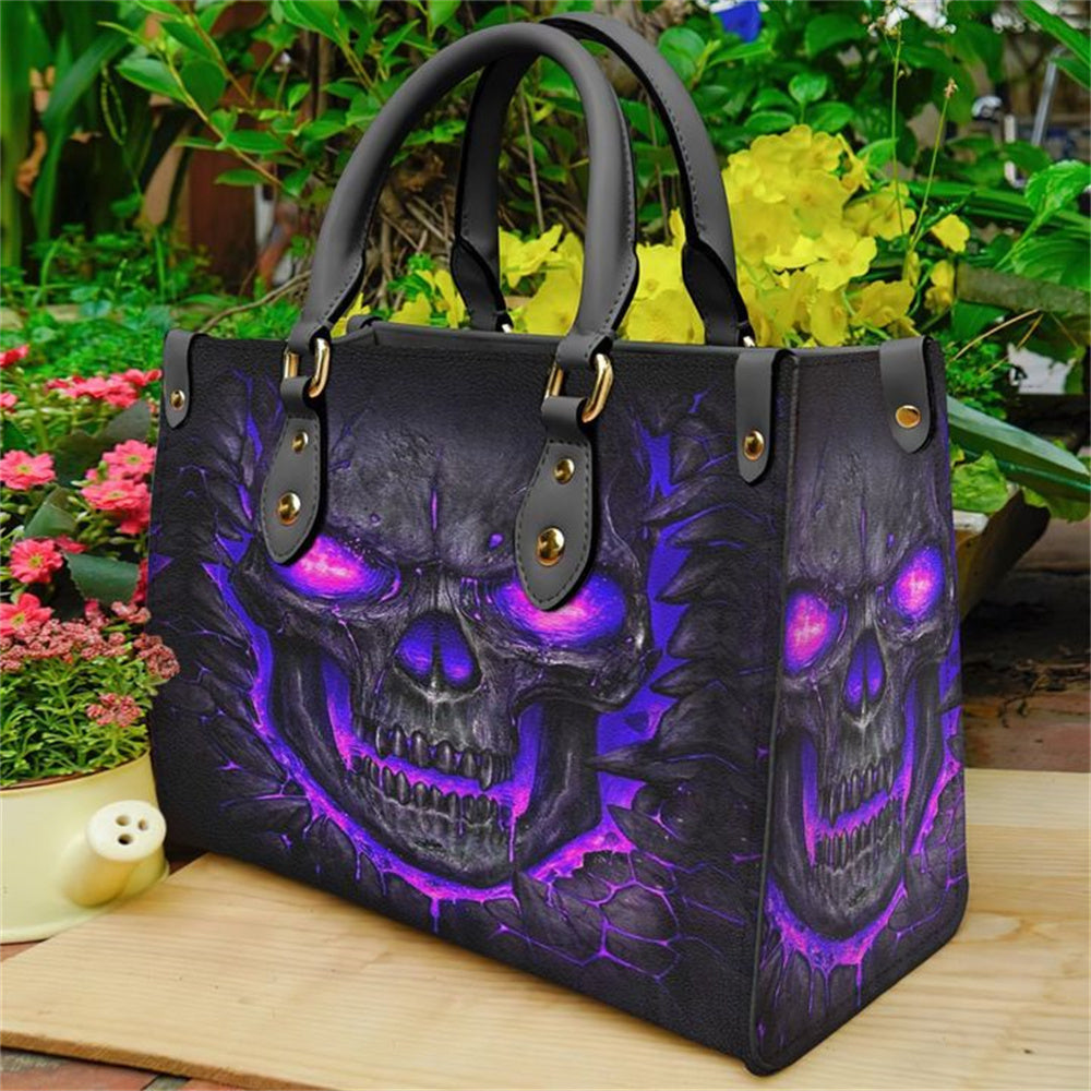 Sac fourre-tout à motif de crâne d'Halloween à la mode