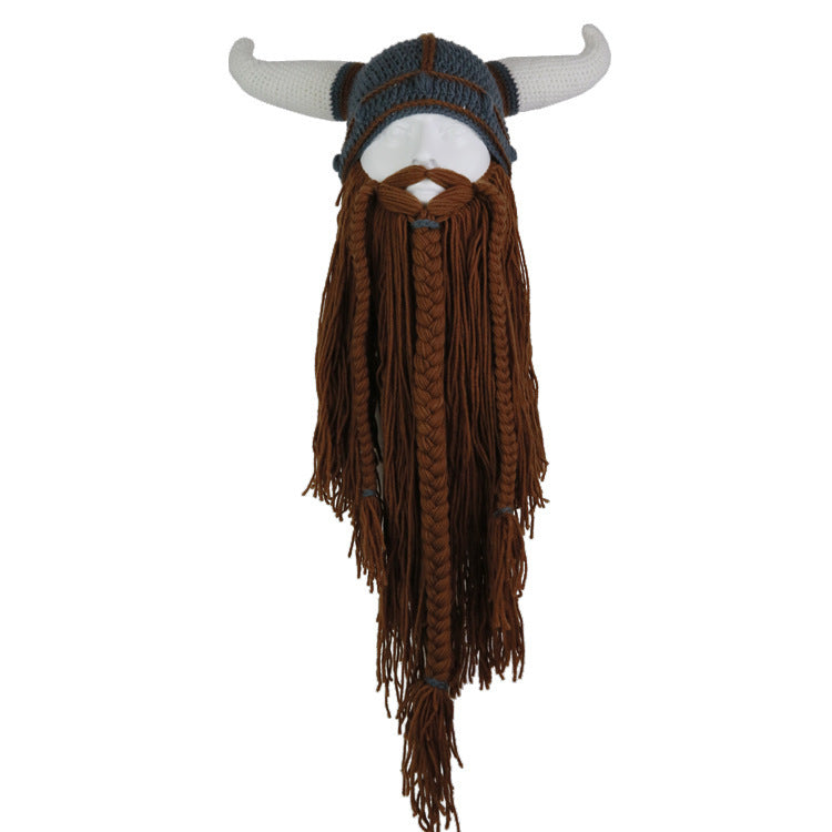 Fête personnalisée longue barbe pointue chapeau drôle drôle de laine Halloween