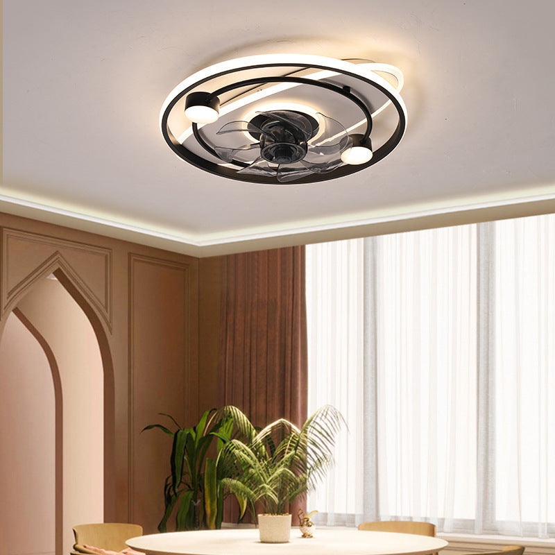 Fan Led Ceiling Lamps Are Suitable For Restaurants And Household Rooms