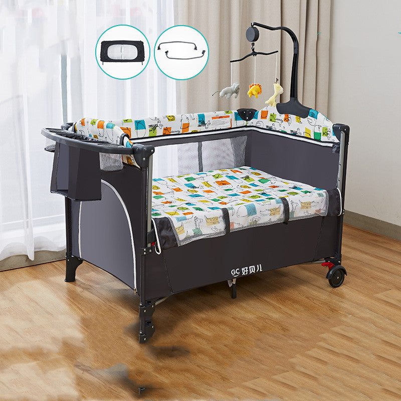 Movable Splicing King Bed Foldable And Portable