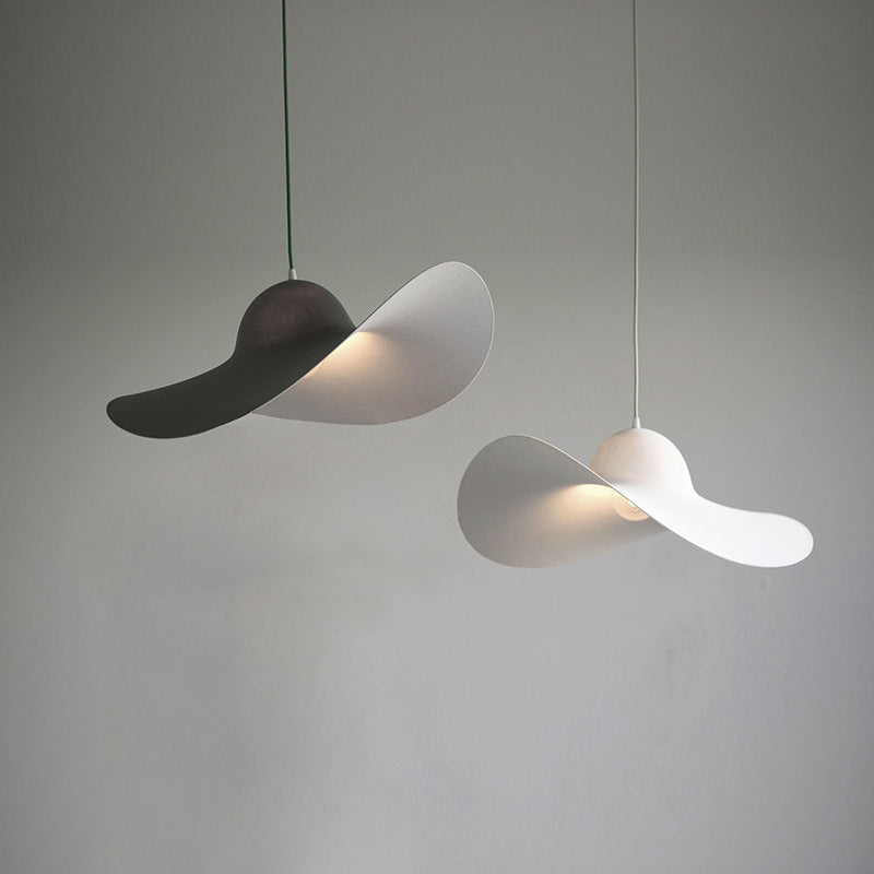 Lustre de chapeau créatif nordique moderne minimaliste