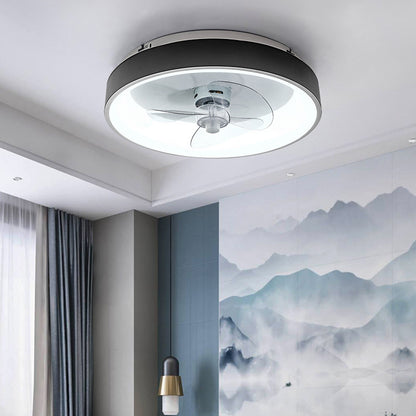 Plafond de chambre à coucher salle à manger maison lustre de ventilateur créatif silencieux